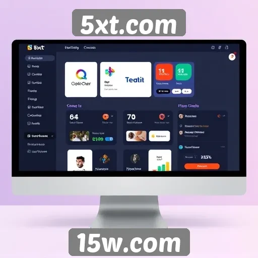Explorando a interface amigável de 5xt.com